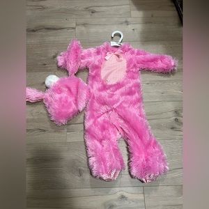 Pink bunny costume 6-12 months